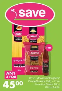 Save Save Macaroni/Spaghetti/Penne/Screws offer