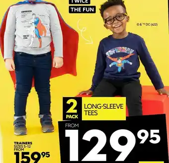 Ackermans 2 pack long-sleeve tees offer