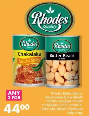Save Rhodes Chakalaka offer