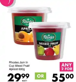 Save Rhodes Jam In Cup Mixed Fruit/Apricot offer