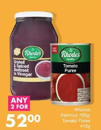 Save Rhodes Grated & Spiced Beetroot in Vinegar offer