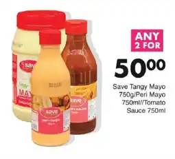 Save Save Tangy Mayo/Peri Mayo/Tomato Sauce offer
