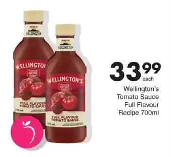 Save Wellington's Tomato Sauce Full Flavour offer