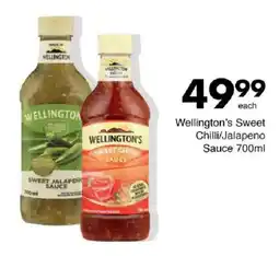 Save Wellington's Sweet Chilli Sauce offer