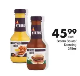 Save Steers Sauce/Dressing offer