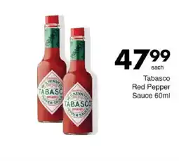 Save Tabasco Red Pepper Sauce offer