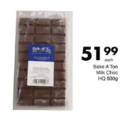 Save Bake A Ton Milk Choc offer