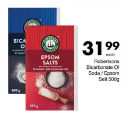 Save Robertsons Bicarbonate Of Soda / Epsom Salt offer