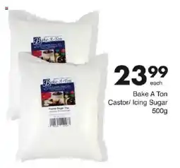 Save Bake A Ton Castor/ Icing Sugar offer