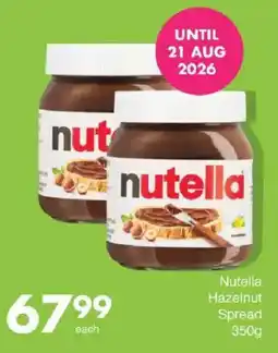 Save Nutella Hazelnut Spread offer