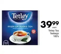 Save Tetley Tea Teabags offer