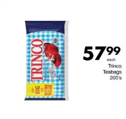 Save Trinco Teabags offer
