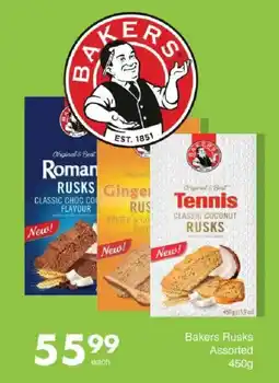 Save Bakers Rusks Assorted offer