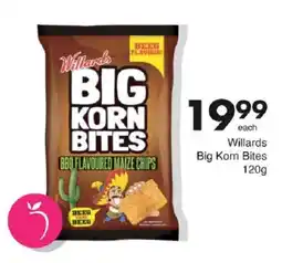 Save Willards Big Korn Bites offer