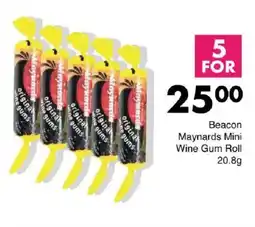 Save Beacon Maynards Mini Wine Gum Roll offer
