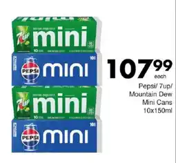 Save Pepsi/7up/Mountain Dew Mini Cans offer