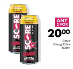 Save Score Energy Drink offer