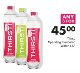 Save Thirsti Sparkling Flavoured Water offer