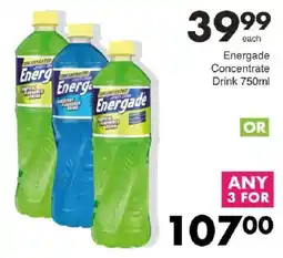 Save Energade Concentrate Drink offer