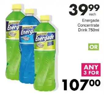 Save Energade Concentrate Drink offer