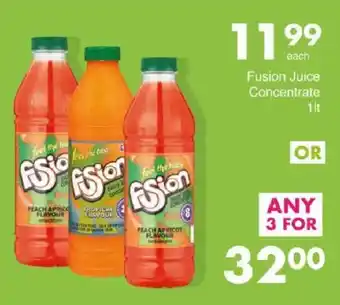 Save Fusion Juice Concentrate offer