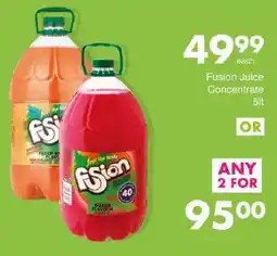 Save Fusion Juice Concentrate offer