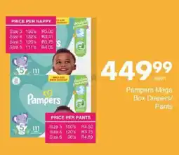Save Pampers Mega Box Diapers/Pants offer