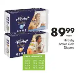 Save Hi Baby Active Gold Diapers offer
