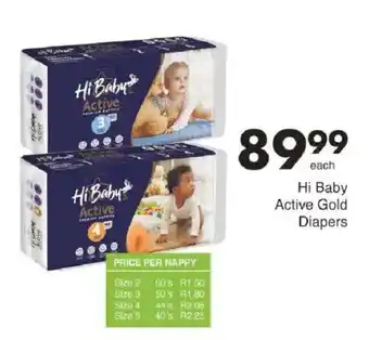 Save Hi Baby Active Gold Diapers offer