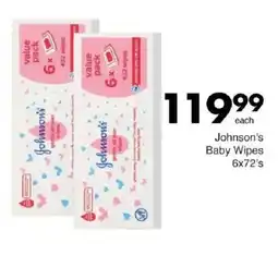 Save Johnson's Baby Wipes offer