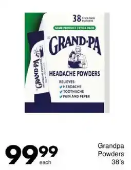 Save Grandpa Powders offer