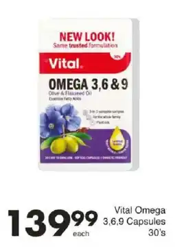 Save Vital Omega 3,6,9 Capsules offer
