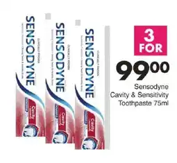 Save Sensodyne Cavity & Sensitivity Toothpaste offer