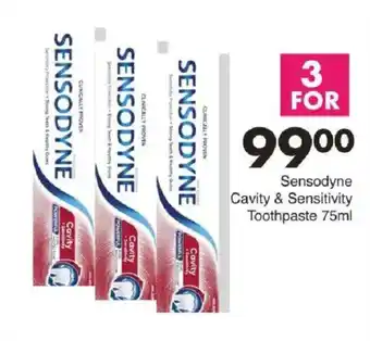 Save Sensodyne Cavity & Sensitivity Toothpaste offer