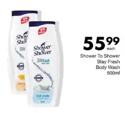 Save Shower To Shower Stay Fresh Body Wash offer
