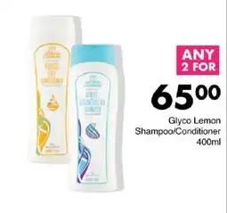 Save Glyco Lemon Shampoo/Conditioner offer