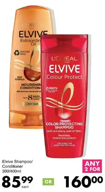 Save Elvive Shampoo/Conditioner offer