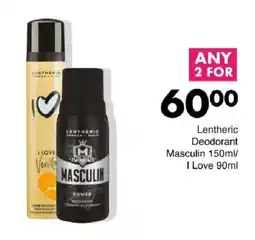 Save Lentheric Deodorant offer
