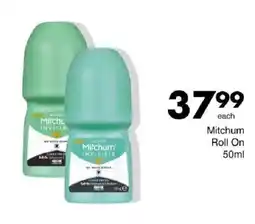 Save Mitchum Invisible Roll On offer