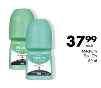 Save Mitchum Invisible Roll On offer