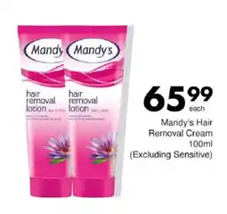 Save Mandy's Hair Removal Cream offer
