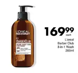 Save L'oreal Barber Club 3-in-1 Wash offer