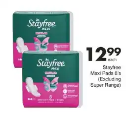 Save Stayfree Maxi Pads 8's offer