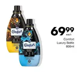 Save Comfort Luxury Bottle offer