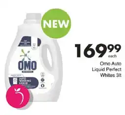 Save Omo Auto Liquid Perfect Whites offer