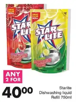 Save Starlite Dishwashing liquid Refill offer