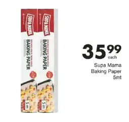 Save Supa Mama Baking Paper offer