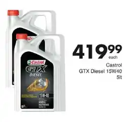 Save Castrol GTX Diesel 15W40 offer