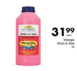 Save Motoglo Wash & Wax offer