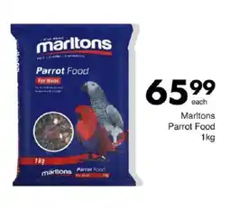 Save Marltons Parrot Food offer